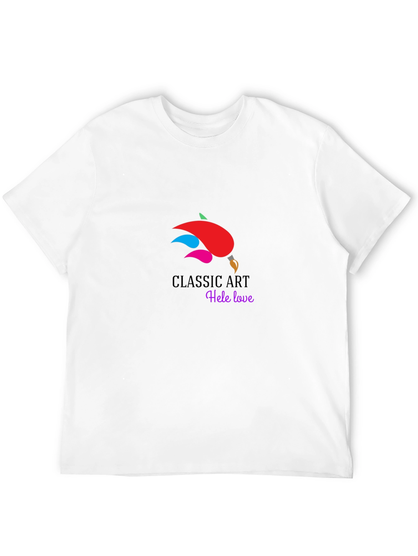Classic Art Hele Love Black T-Shirt