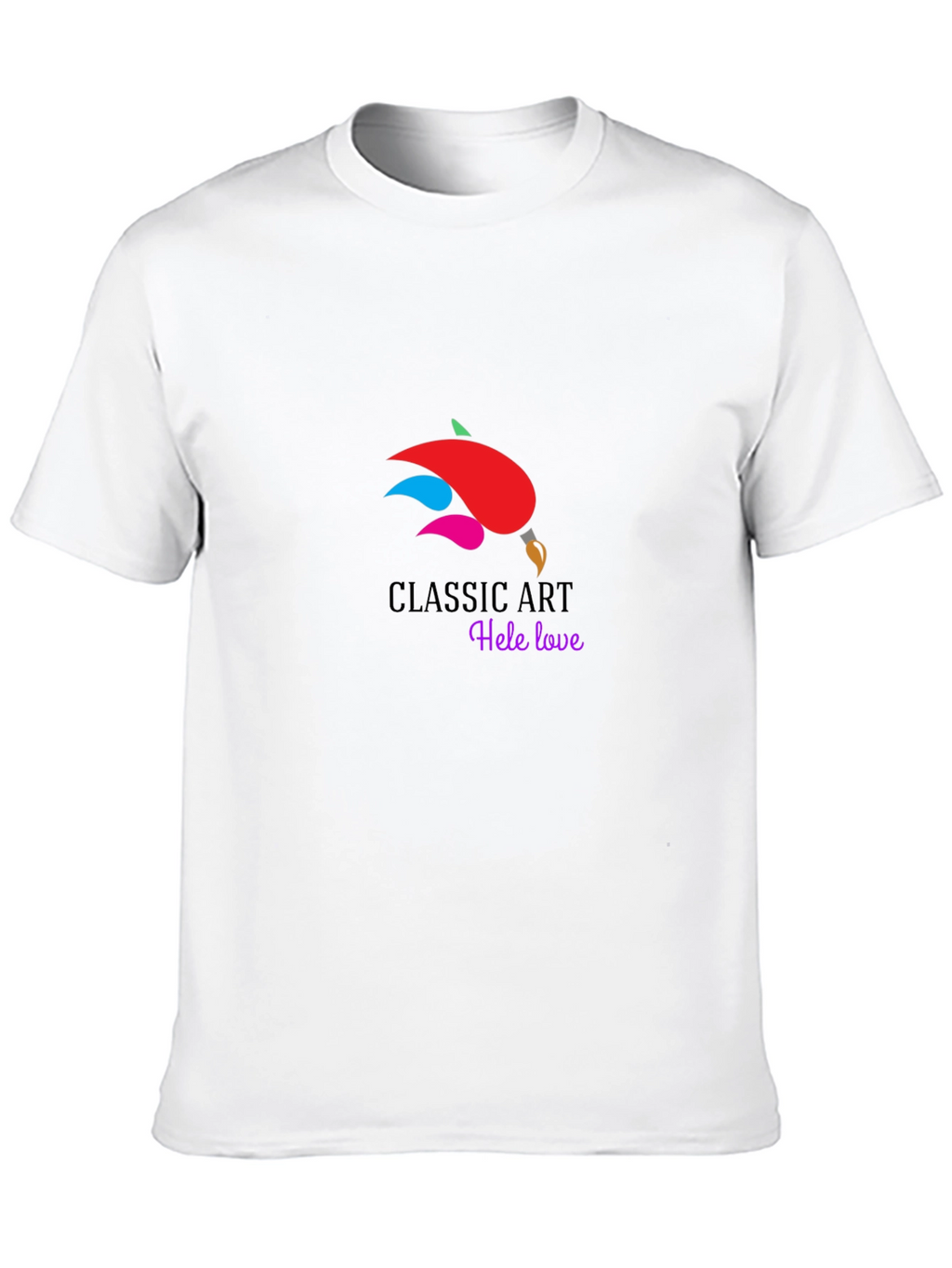 Classic Art Hele Love Black T-Shirt