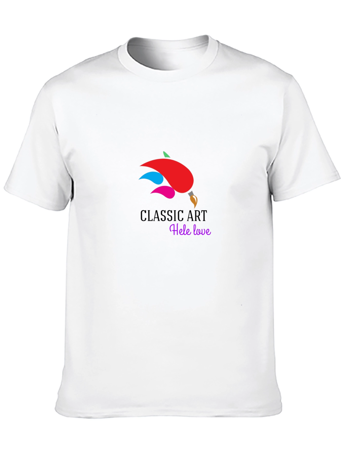 Classic Art Hele Love Black T-Shirt
