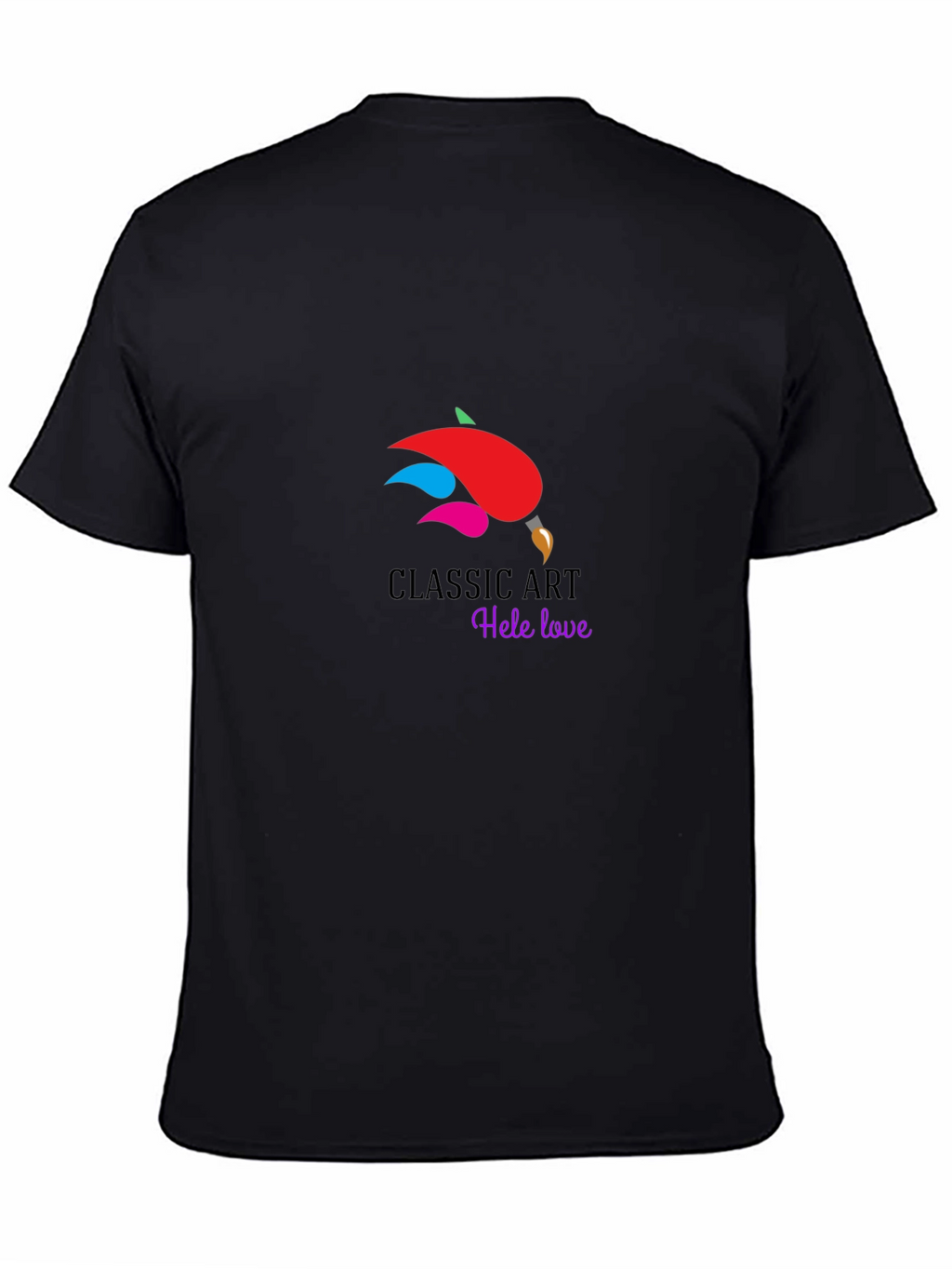 Classic Art Hele Love Black T-Shirt