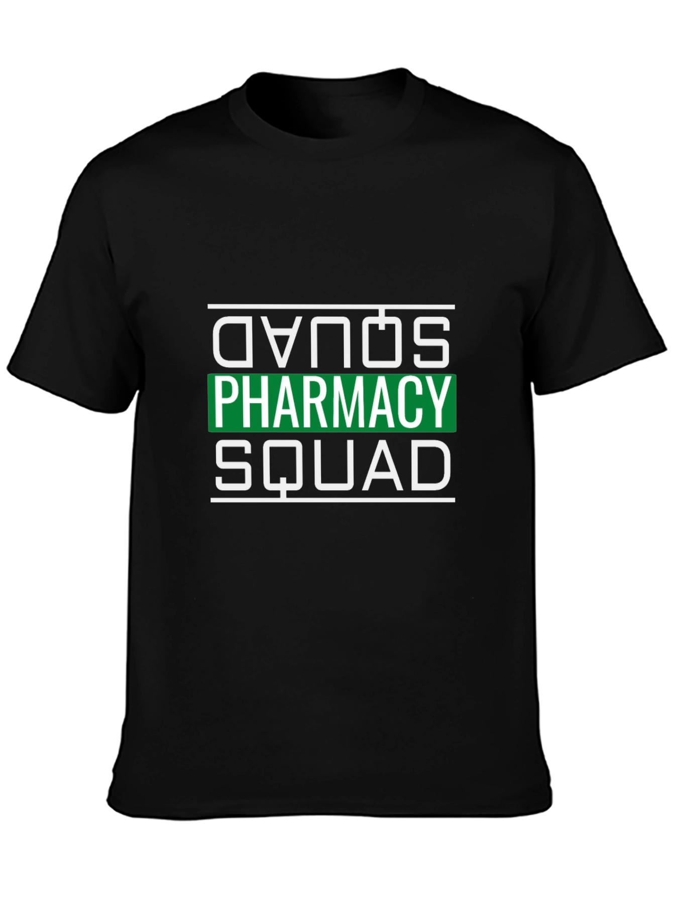 Pharmacy Squad Black T-Shirt