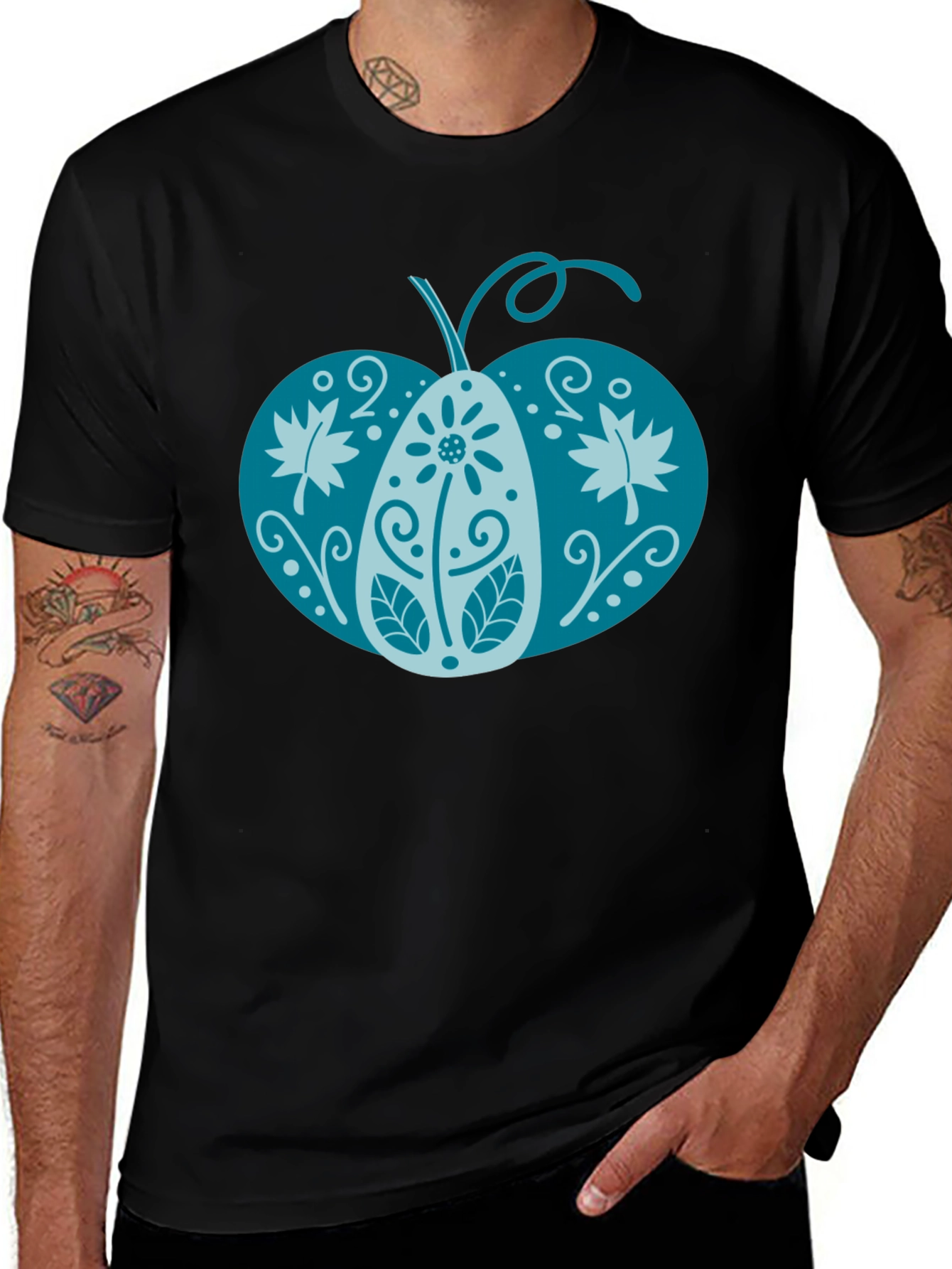 Pumpkin Patch T-Shirt - Black
