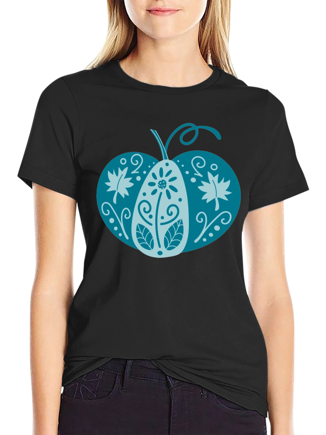 Pumpkin Patch T-Shirt - Black