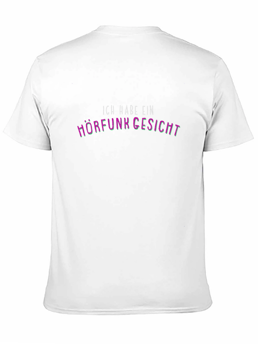Ich Habe Ein Hörfunk Gesicht - Black T-Shirt