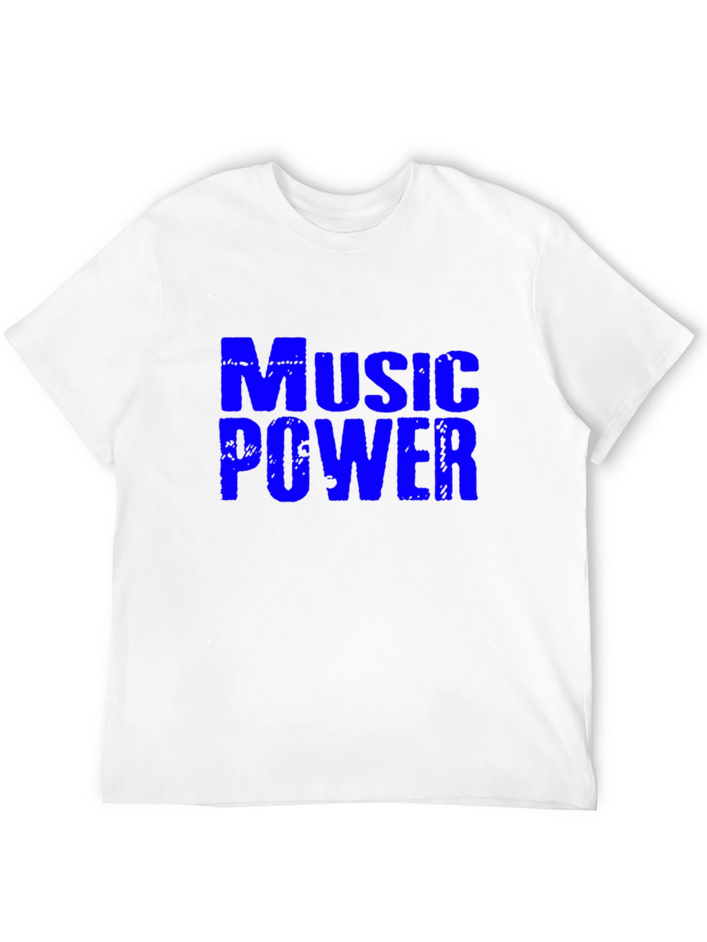 Music Power Graphic Tee - Stylish Crew Neck T-Shirt