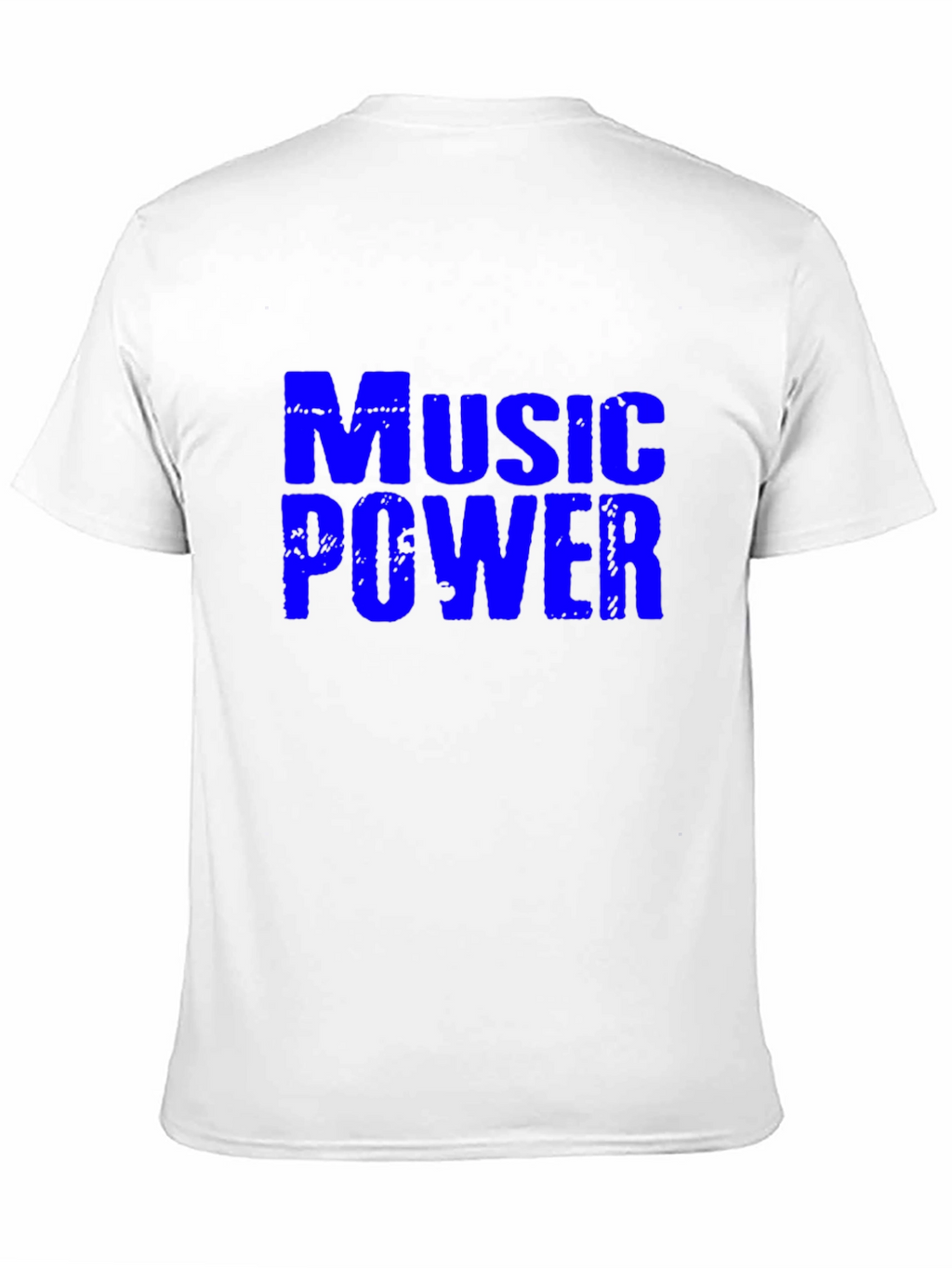 Music Power Graphic Tee - Stylish Crew Neck T-Shirt