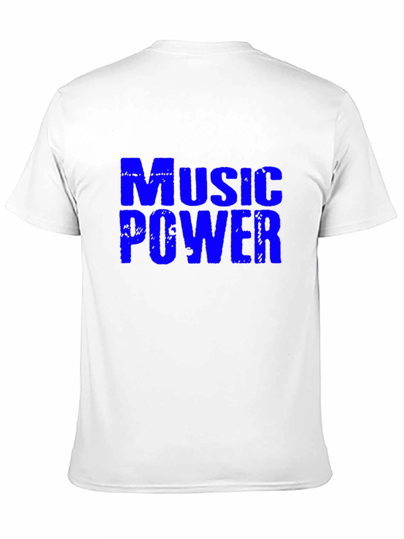 Music Power Graphic Tee - Stylish Crew Neck T-Shirt