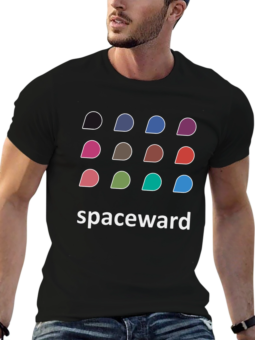 Spaceward Graphic Tee - Modern Casual Wear