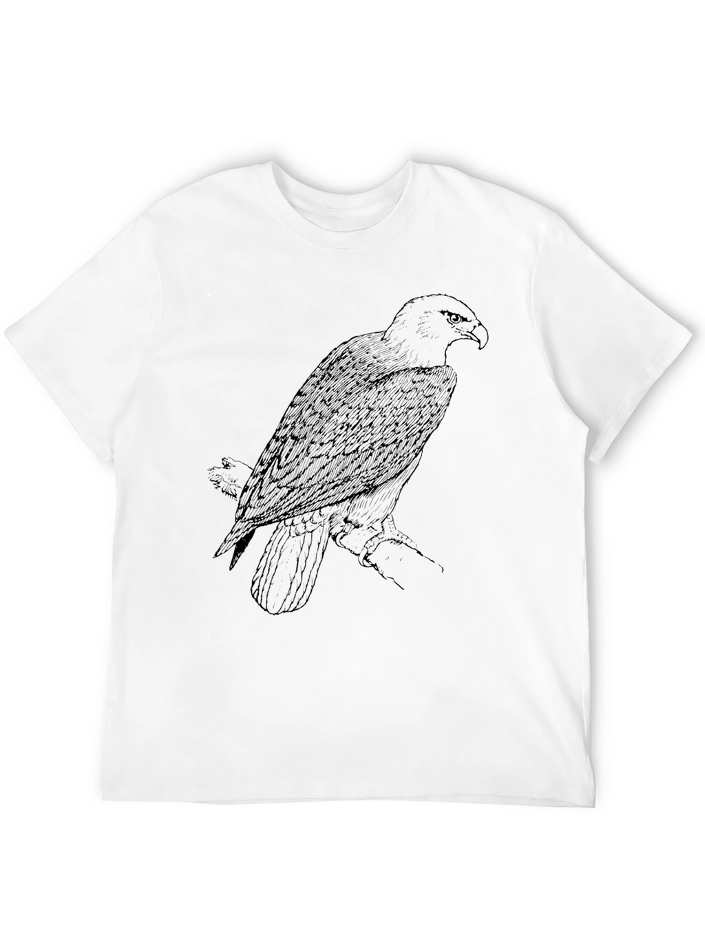 Mens Black Eagle Graphic Tee