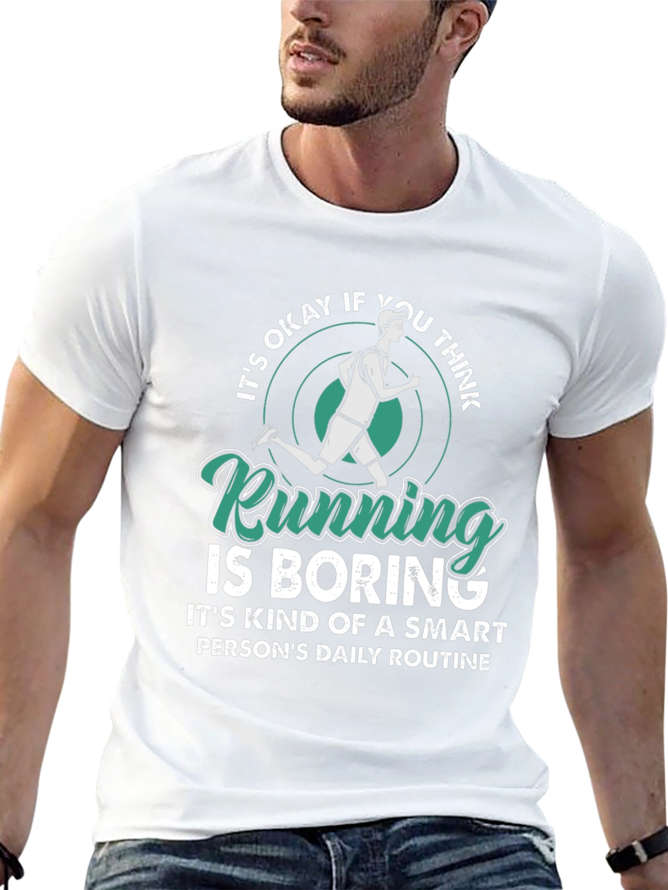 Running is Boring T-Shirt - Smart Persons Daily Routine