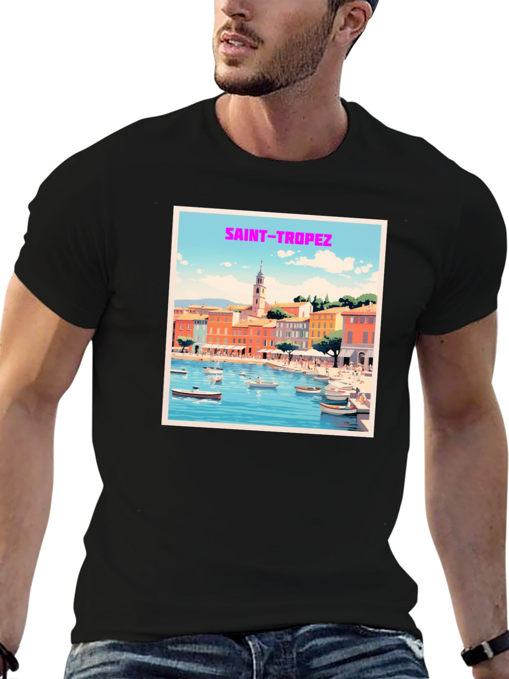 Saint-Tropez Graphic T-Shirt