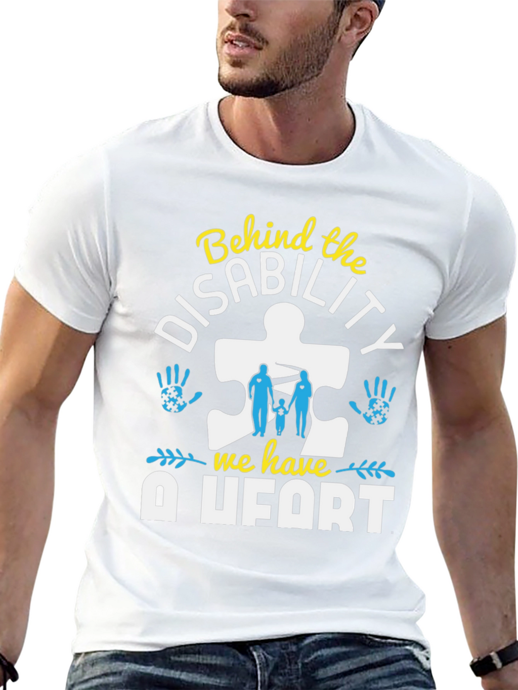 Autism Awareness T-Shirt Behind the Disability
