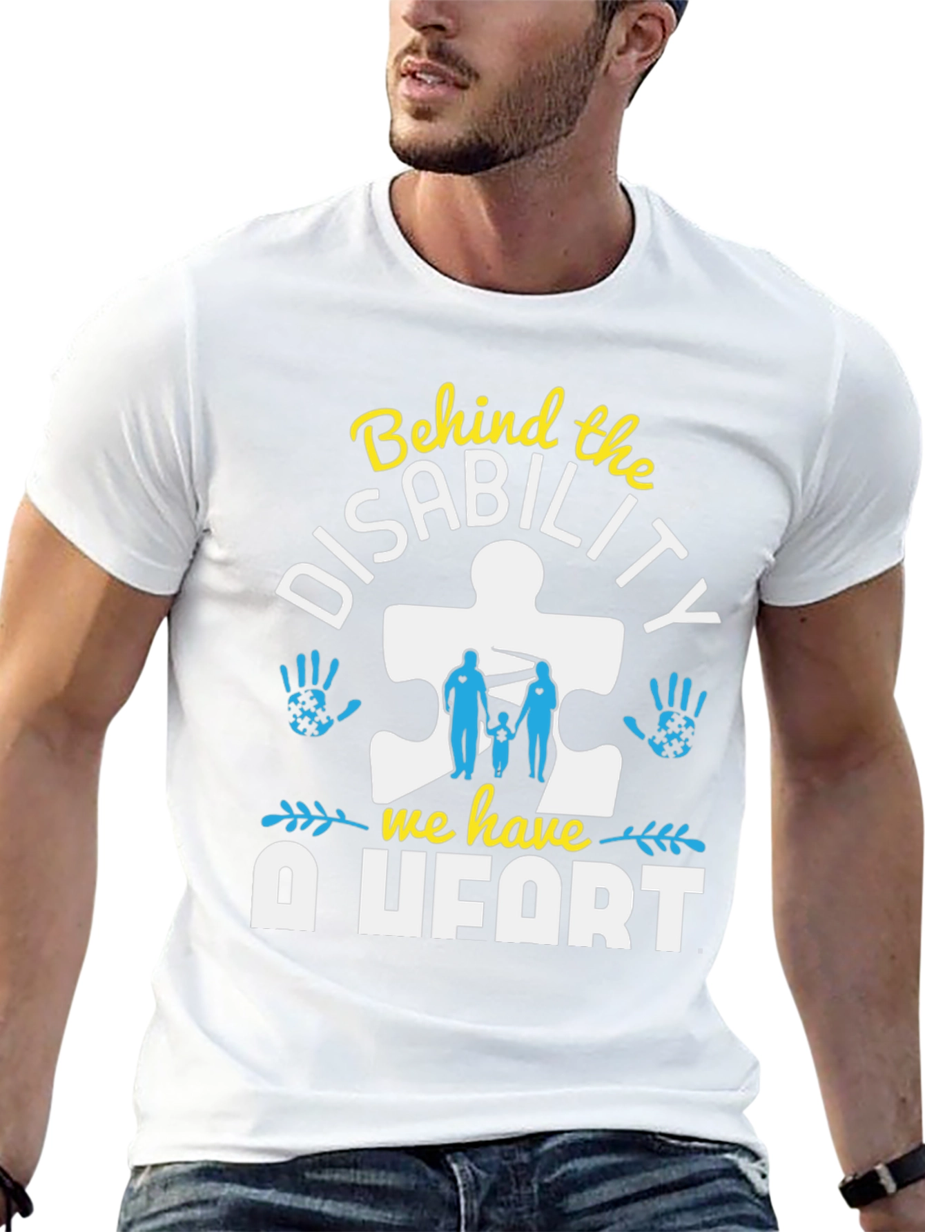 Autism Awareness T-Shirt Behind the Disability