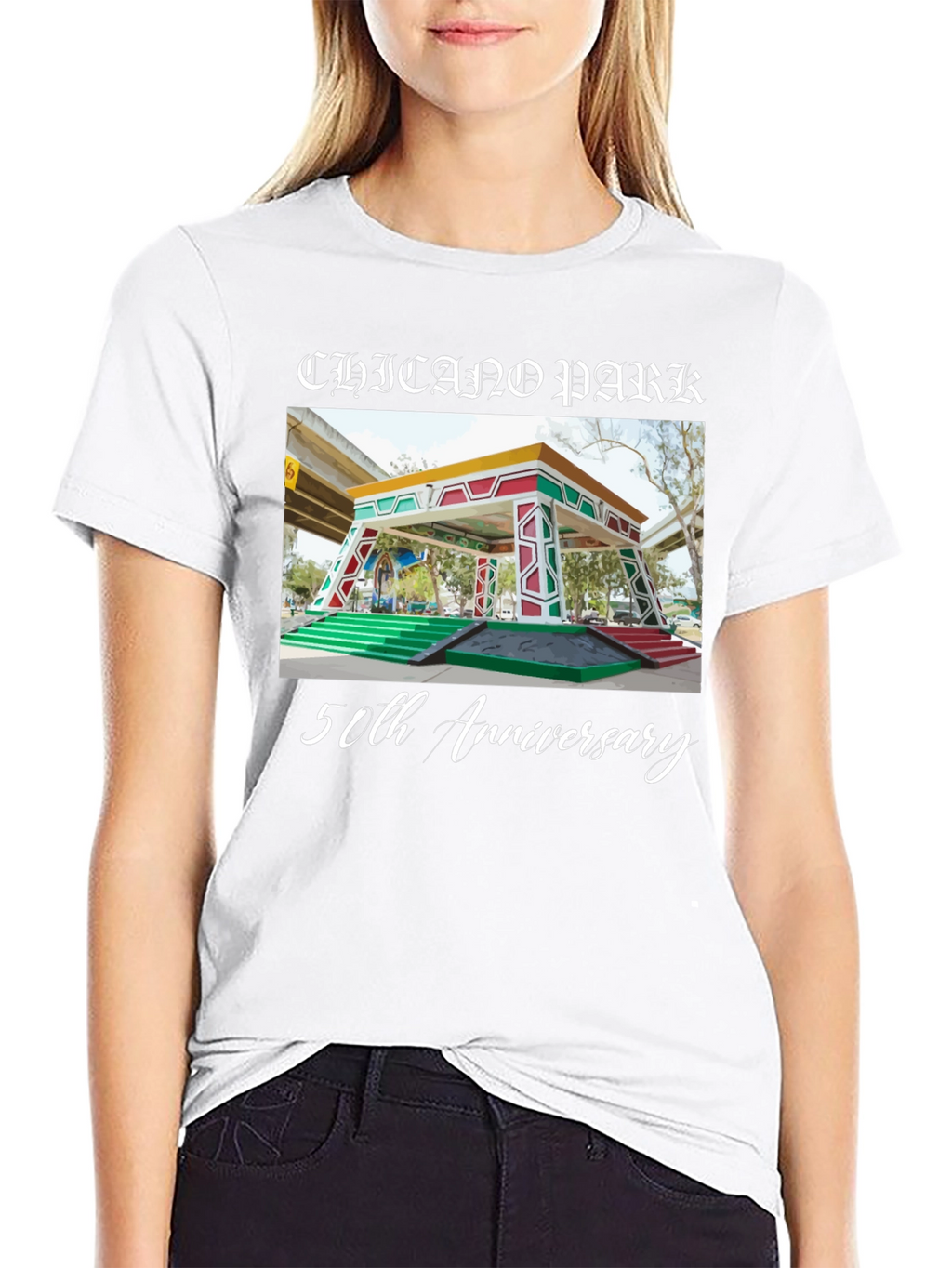 Chicano Park 50th Anniversary Black T-Shirt