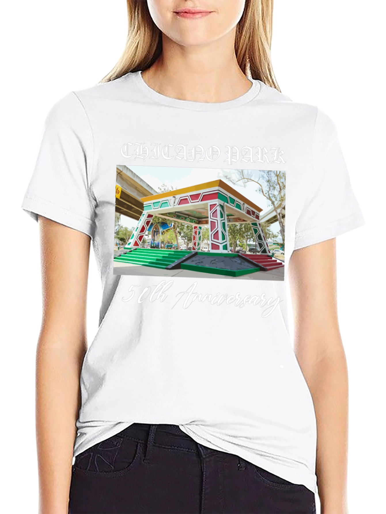Chicano Park 50th Anniversary Black T-Shirt