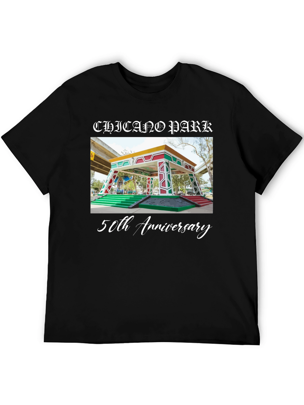Chicano Park 50th Anniversary Black T-Shirt
