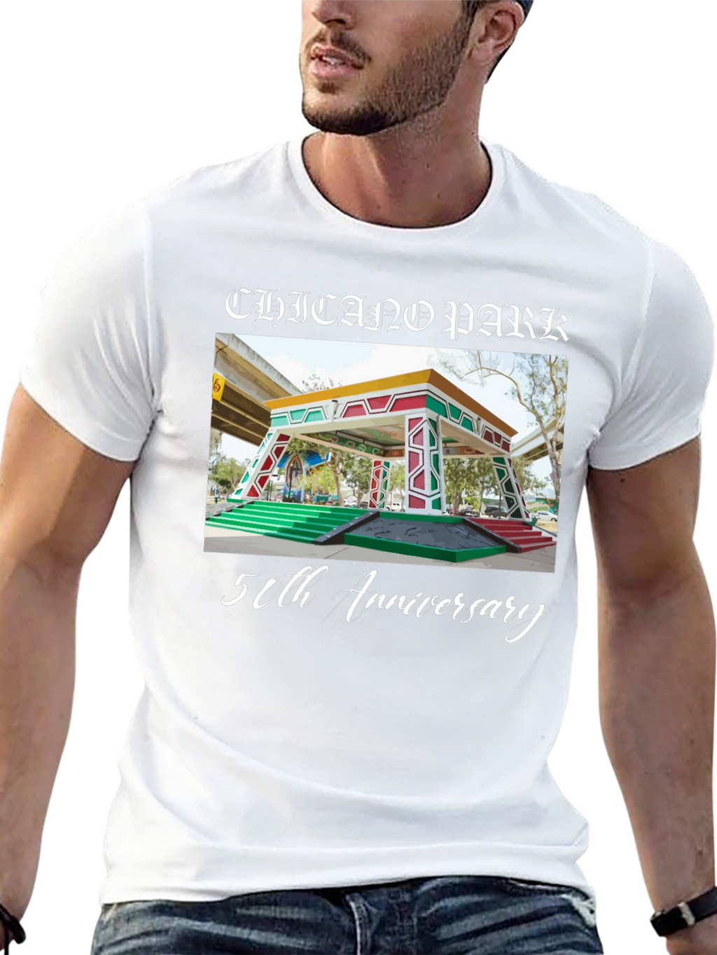 Chicano Park 50th Anniversary Black T-Shirt