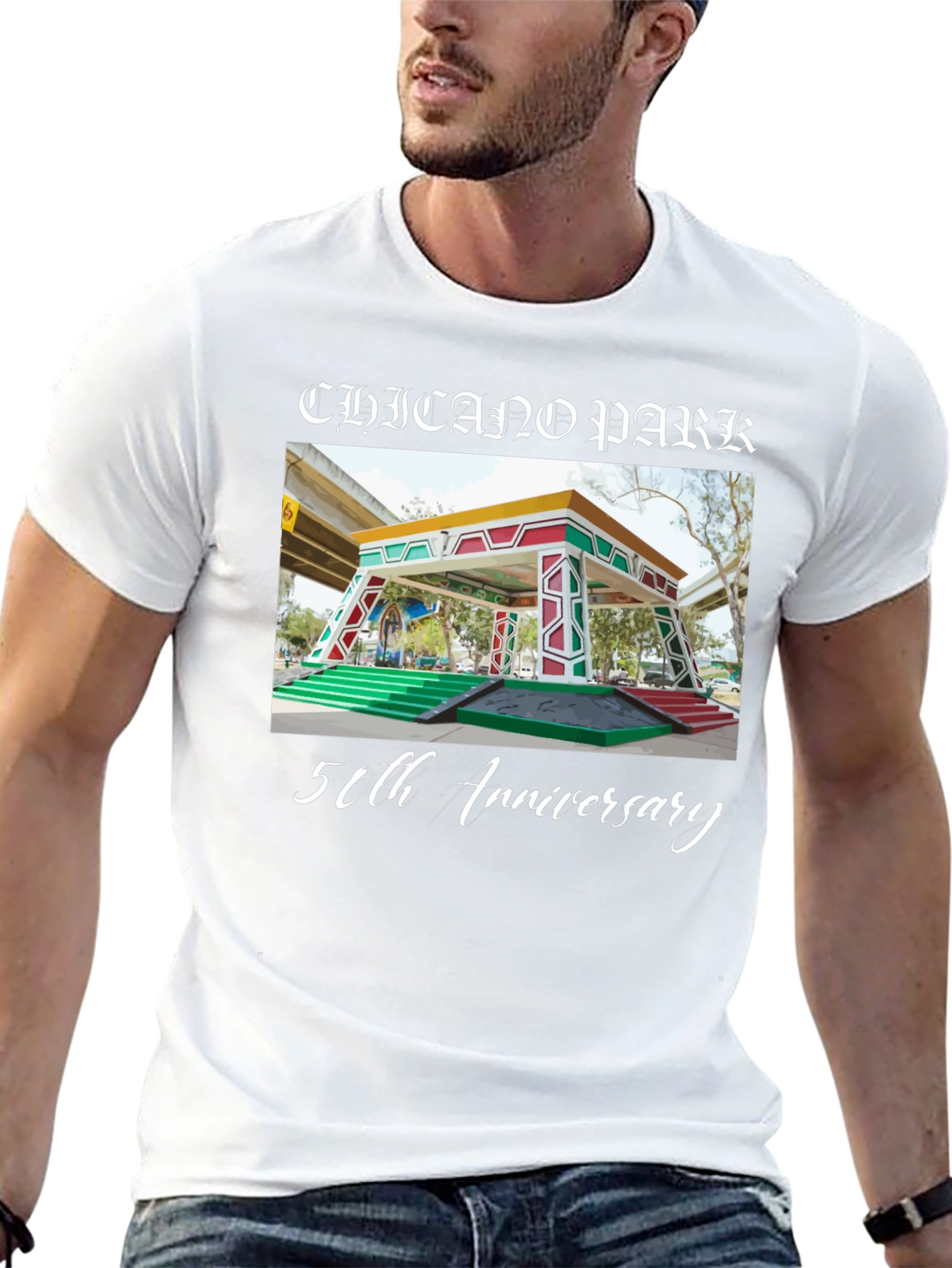 Chicano Park 50th Anniversary Black T-Shirt