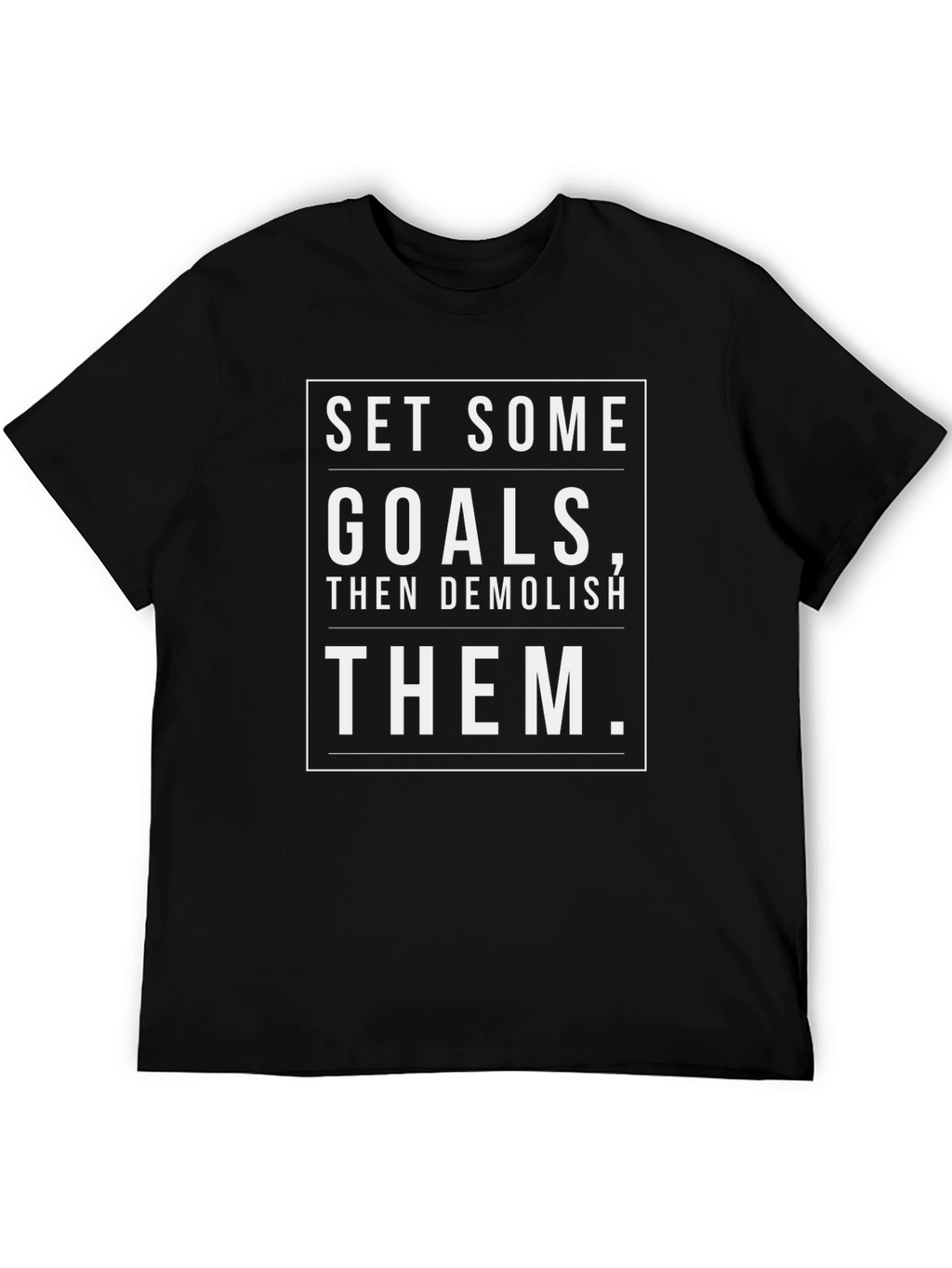 Goal Getter Black Graphic T-Shirt