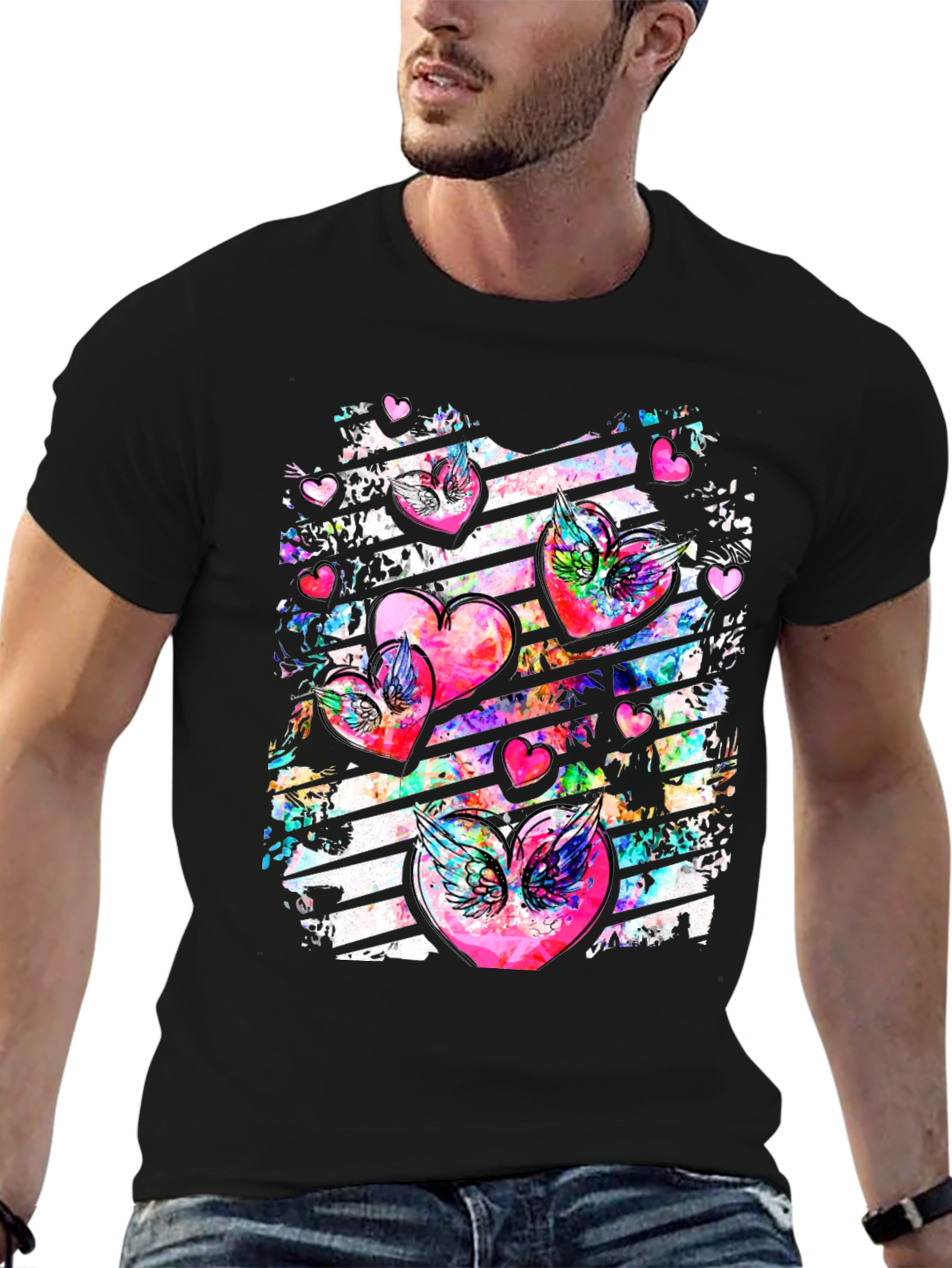 Heart Wings Graphic Tee - Unisex