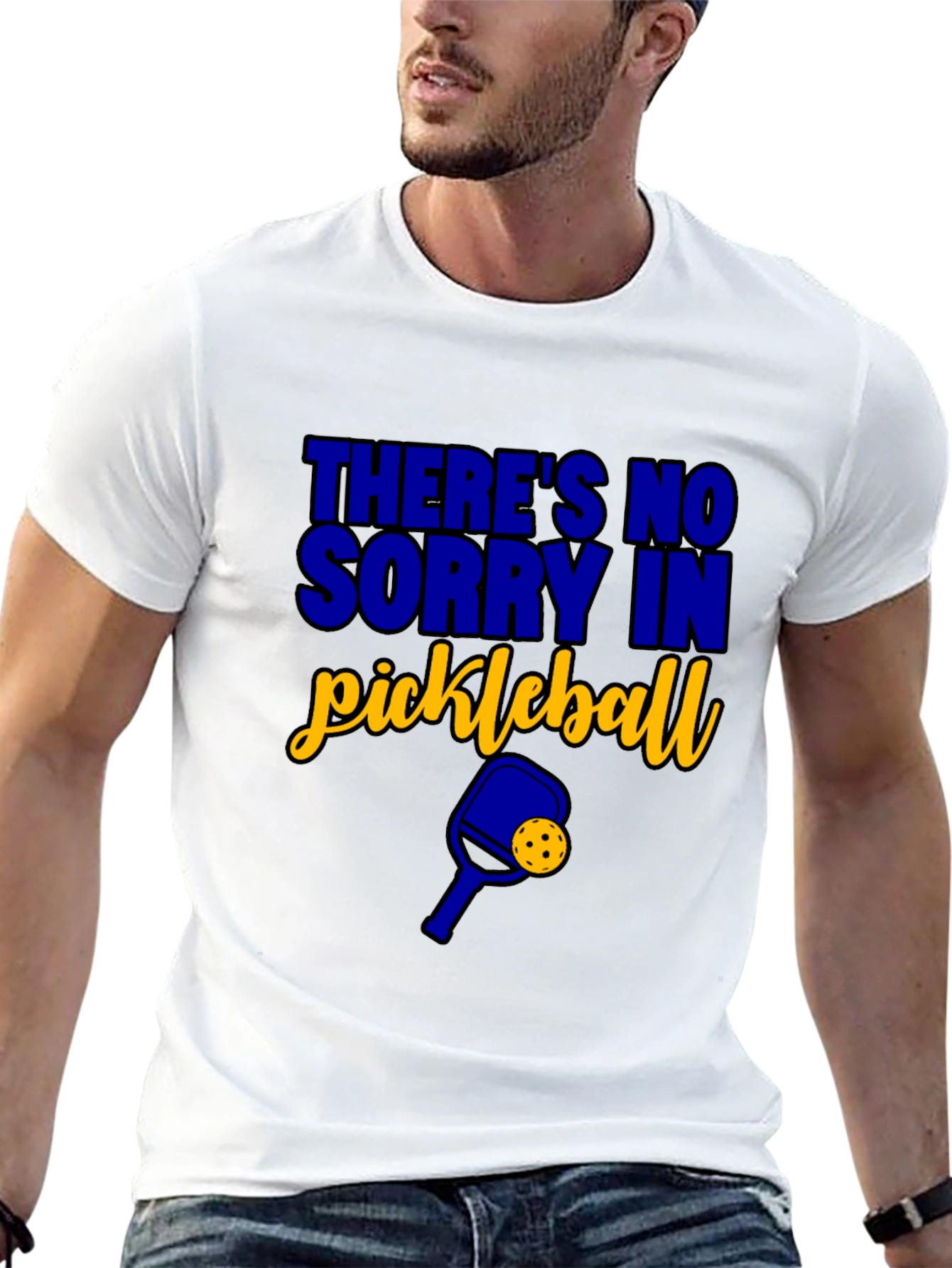 Funny Pickleball T-Shirt - Theres No Sorry