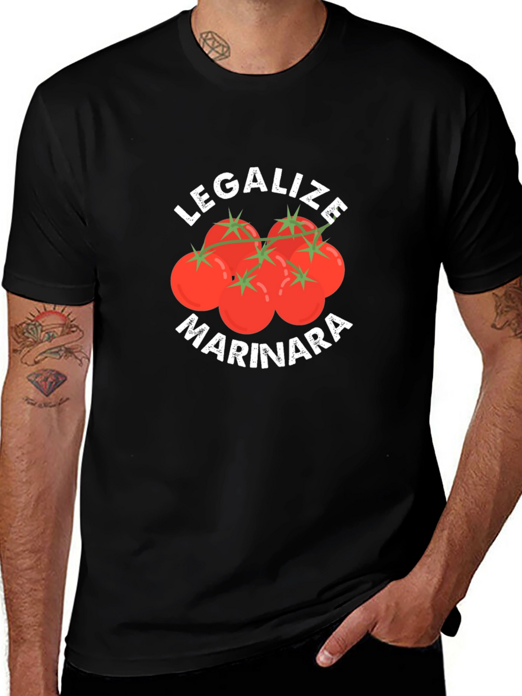 Legalize Marinara Tomato Graphic T-Shirt