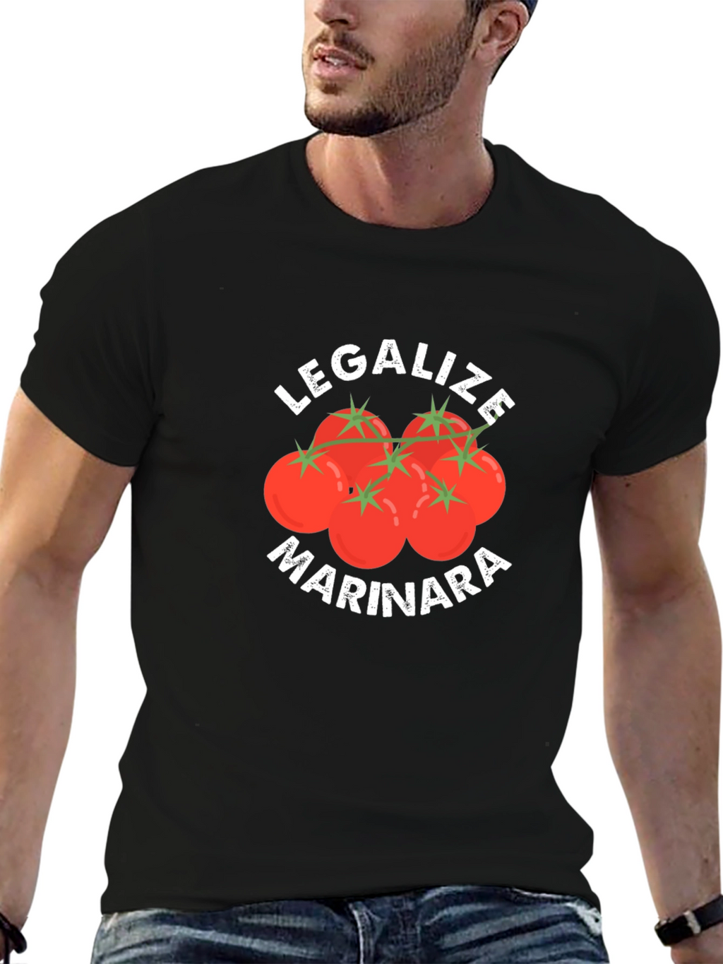 Legalize Marinara Tomato Graphic T-Shirt