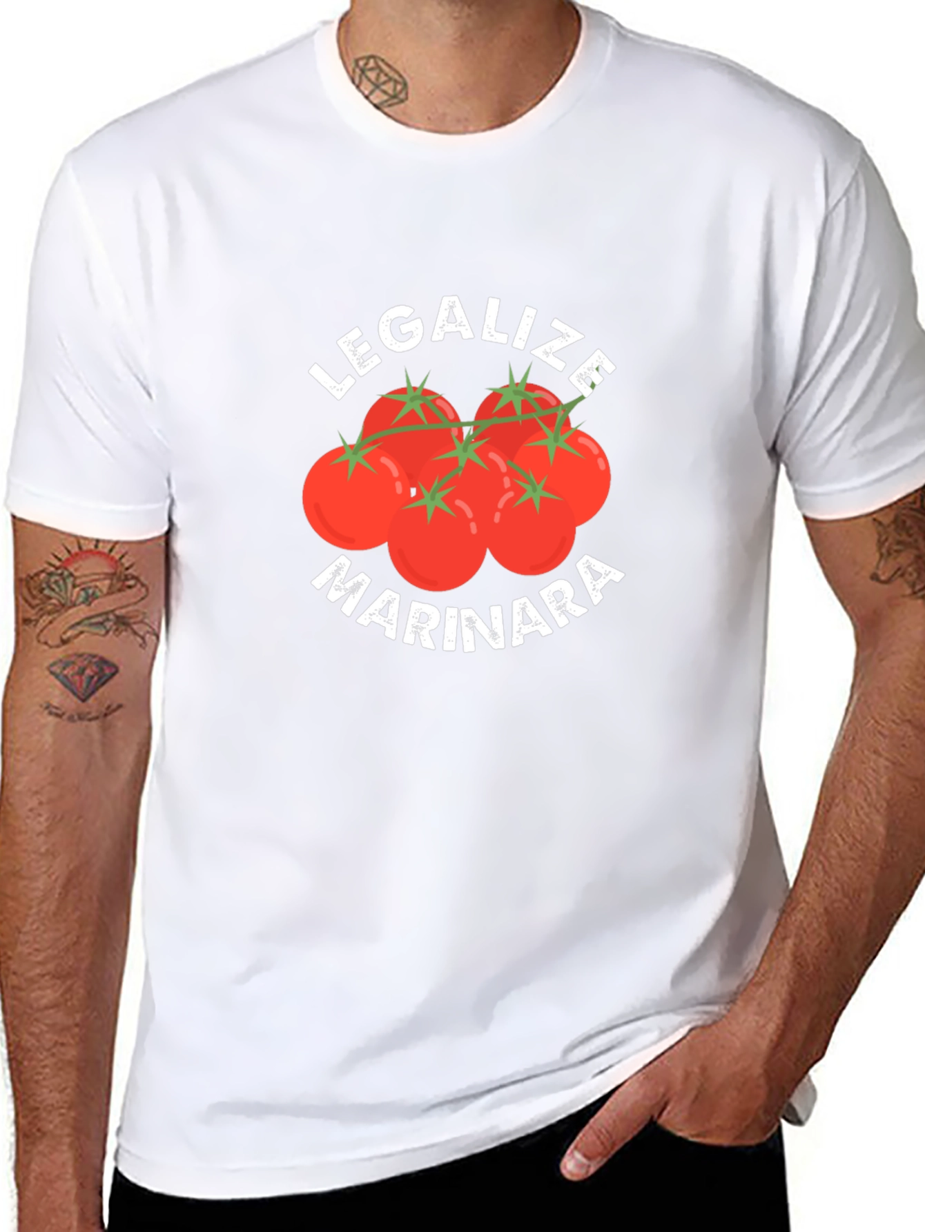 Legalize Marinara Tomato Graphic T-Shirt