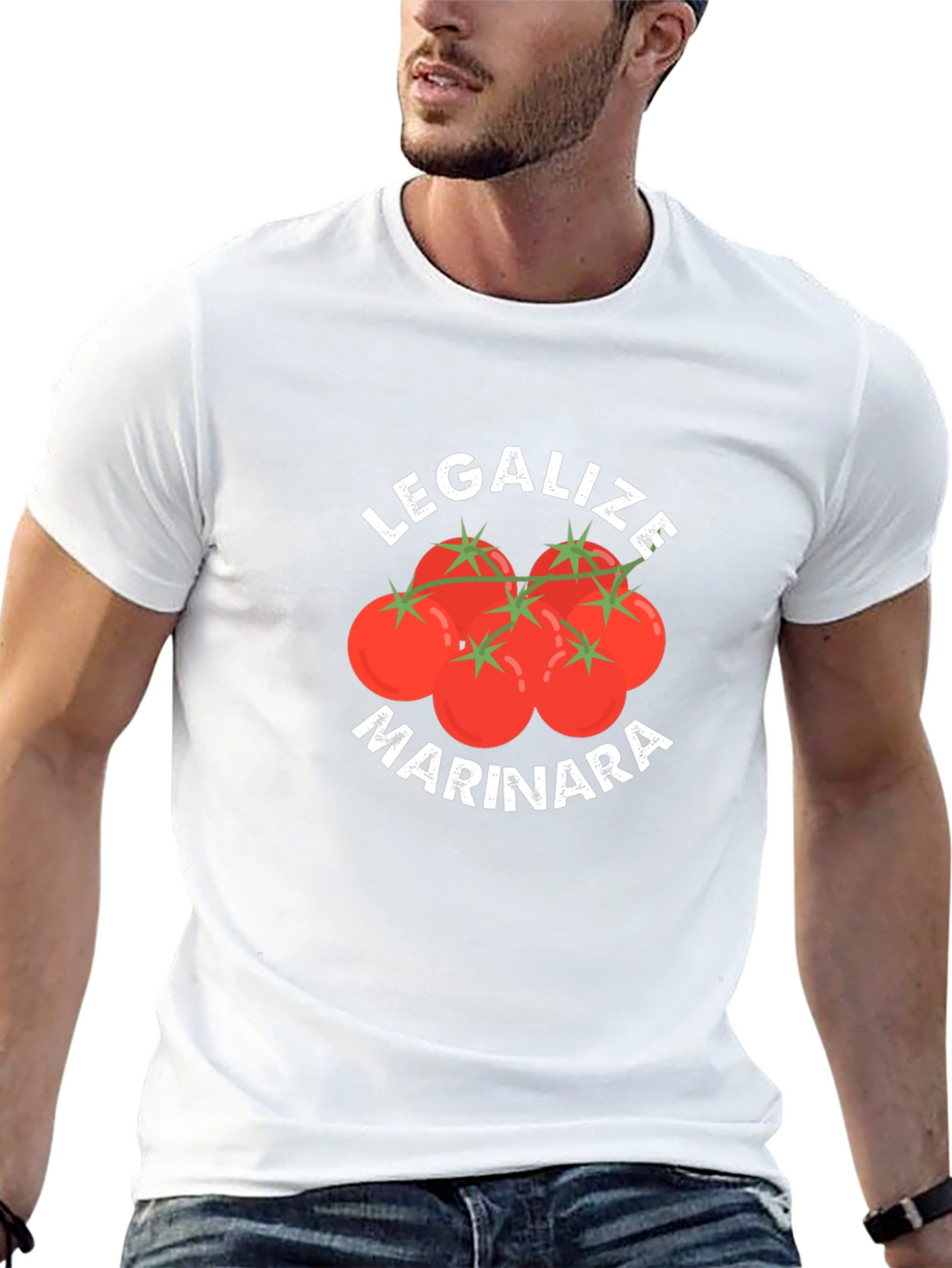 Legalize Marinara Tomato Graphic T-Shirt