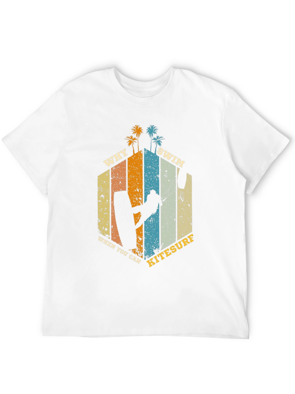 Kitesurf T-Shirt: Why Swim When You Can Kitesurf