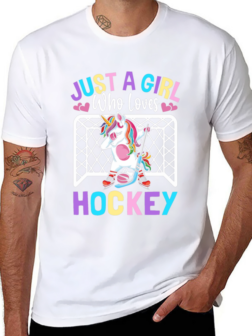 Just a Girl Who Loves Hockey T-Shirt