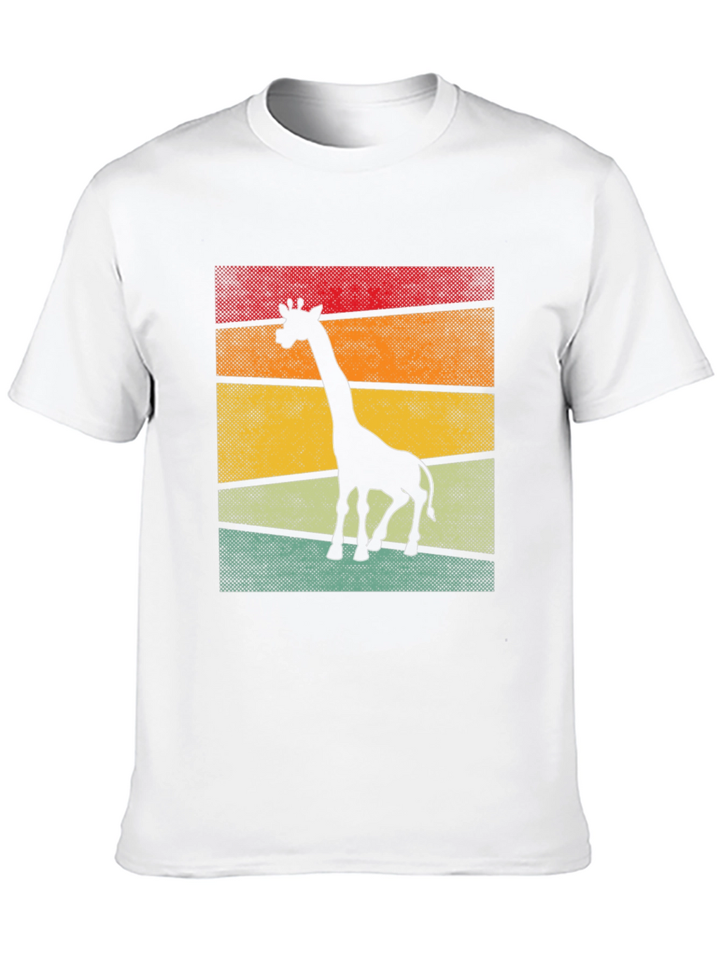 Retro Giraffe Silhouette T-Shirt