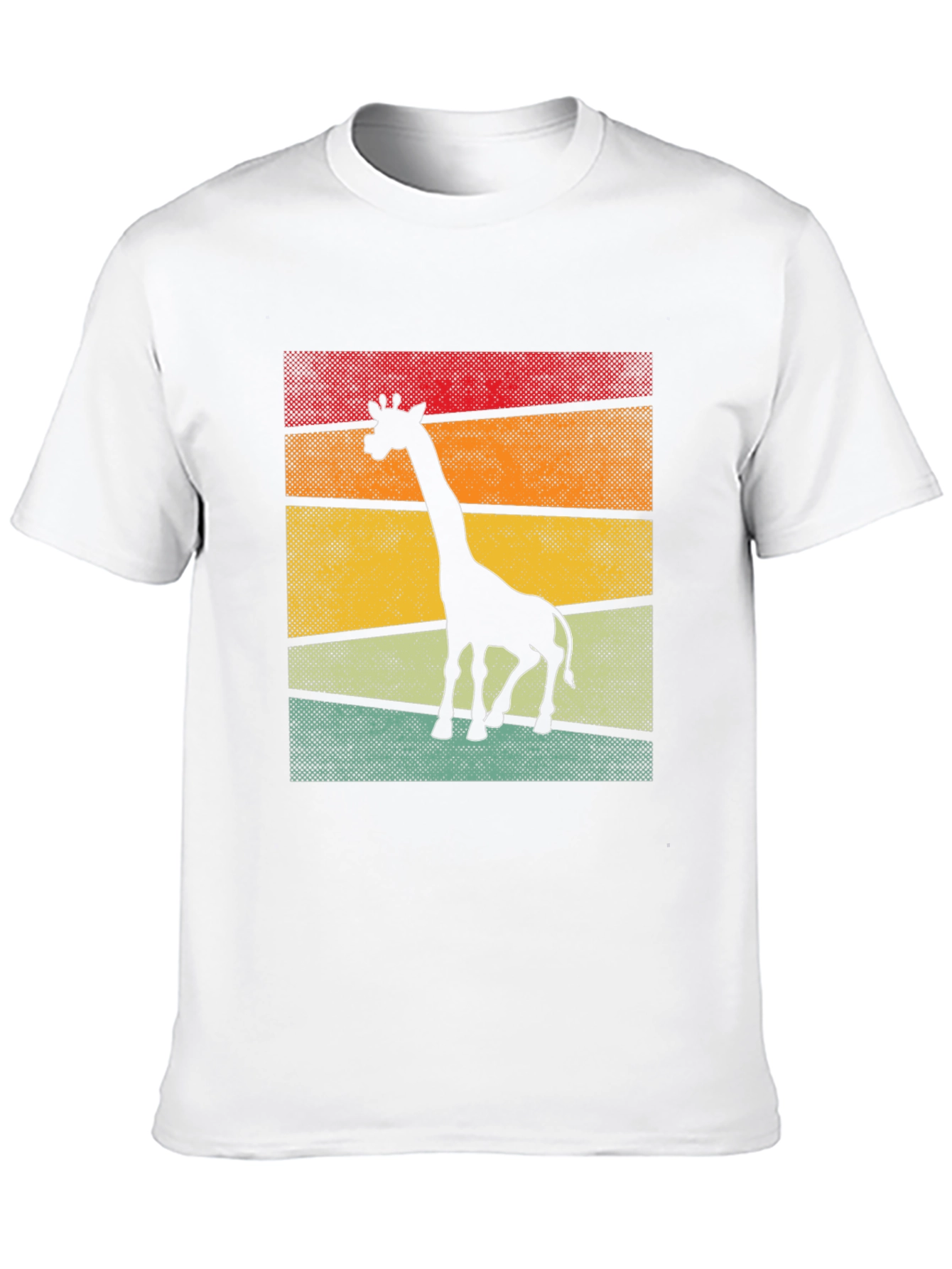 Retro Giraffe Silhouette T-Shirt