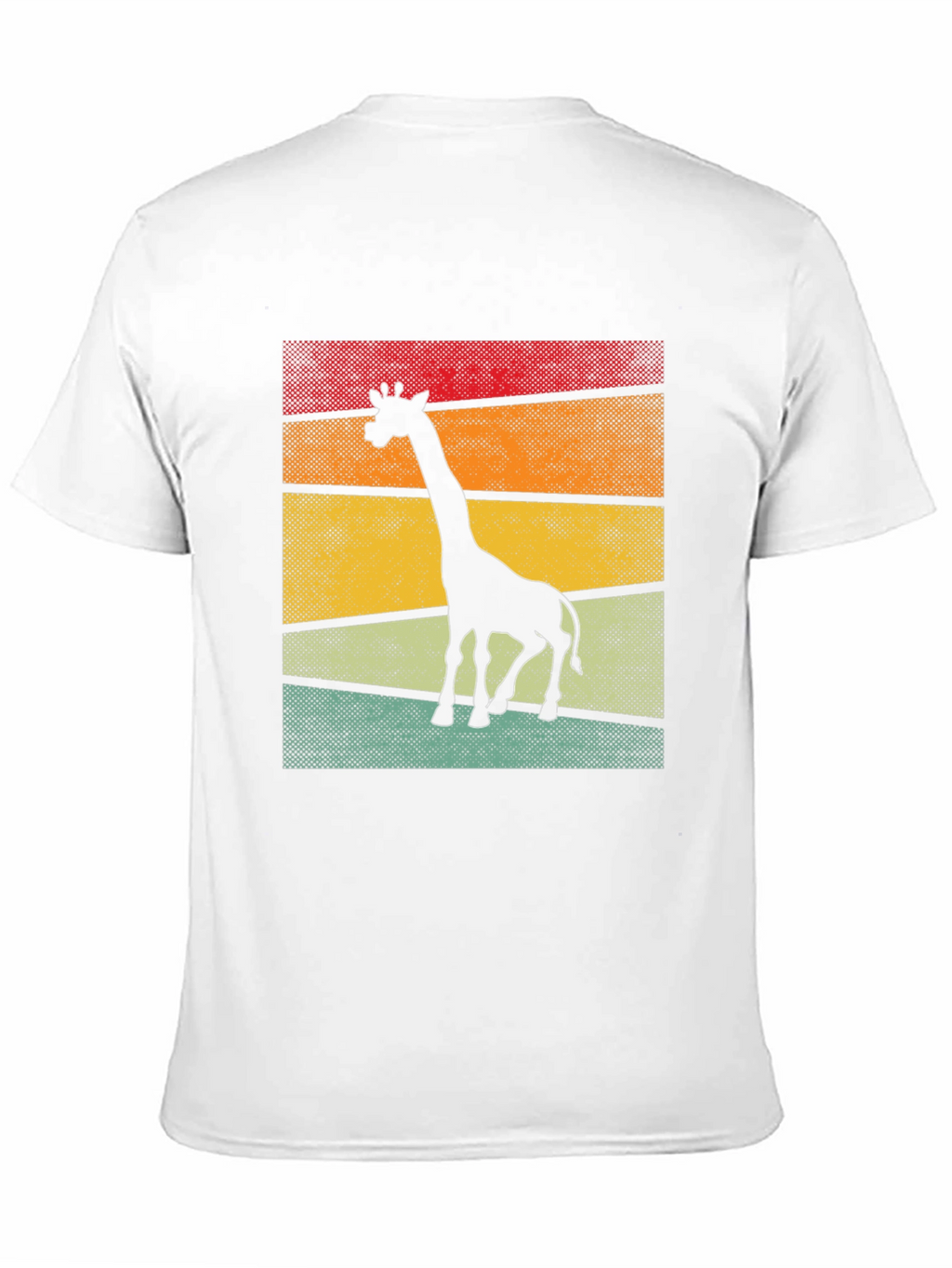 Retro Giraffe Silhouette T-Shirt
