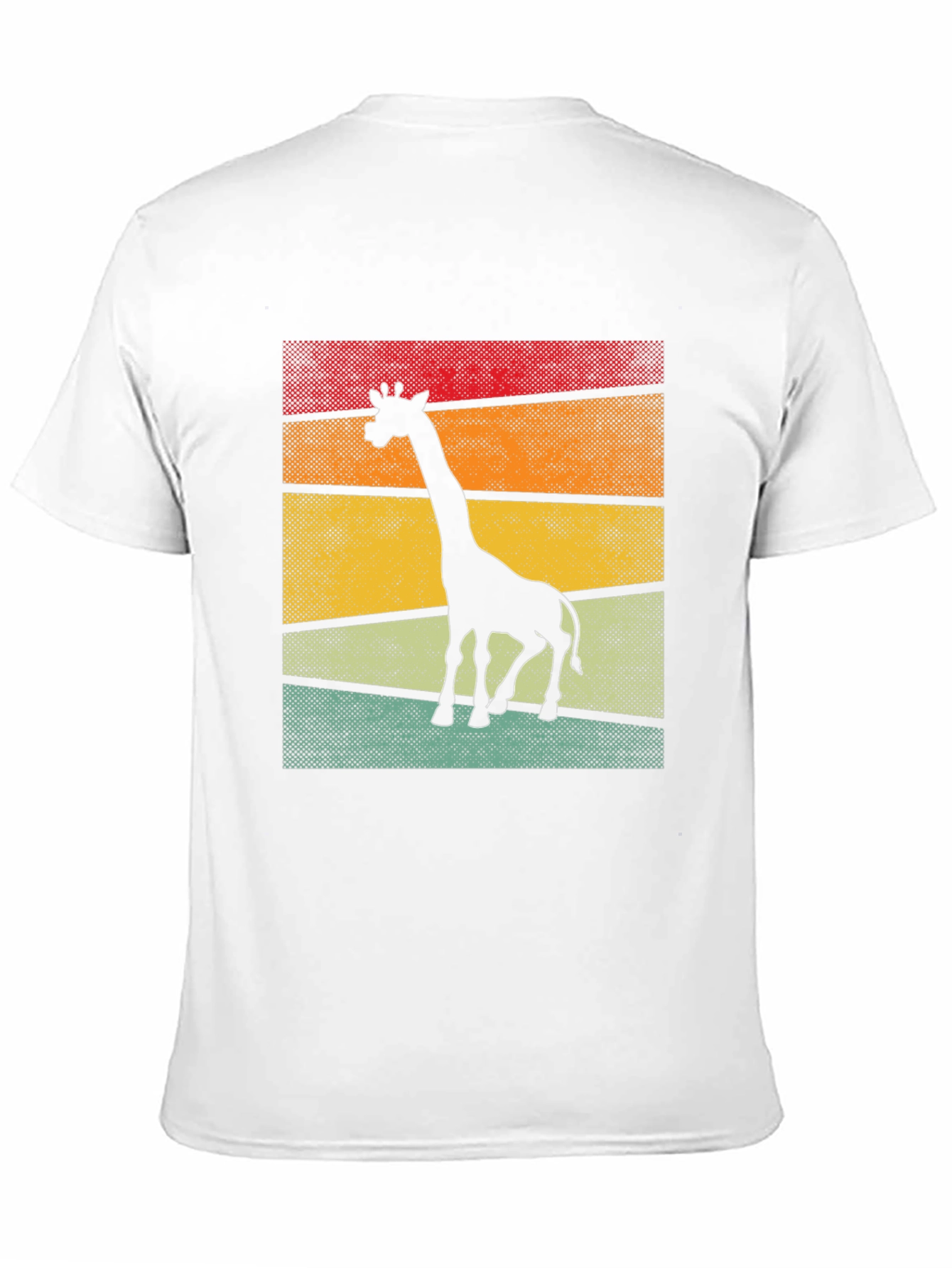 Retro Giraffe Silhouette T-Shirt