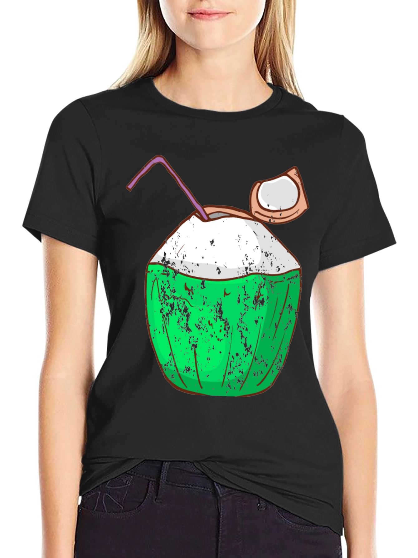 Coconut T-Shirt - Tropical Summer Vibes