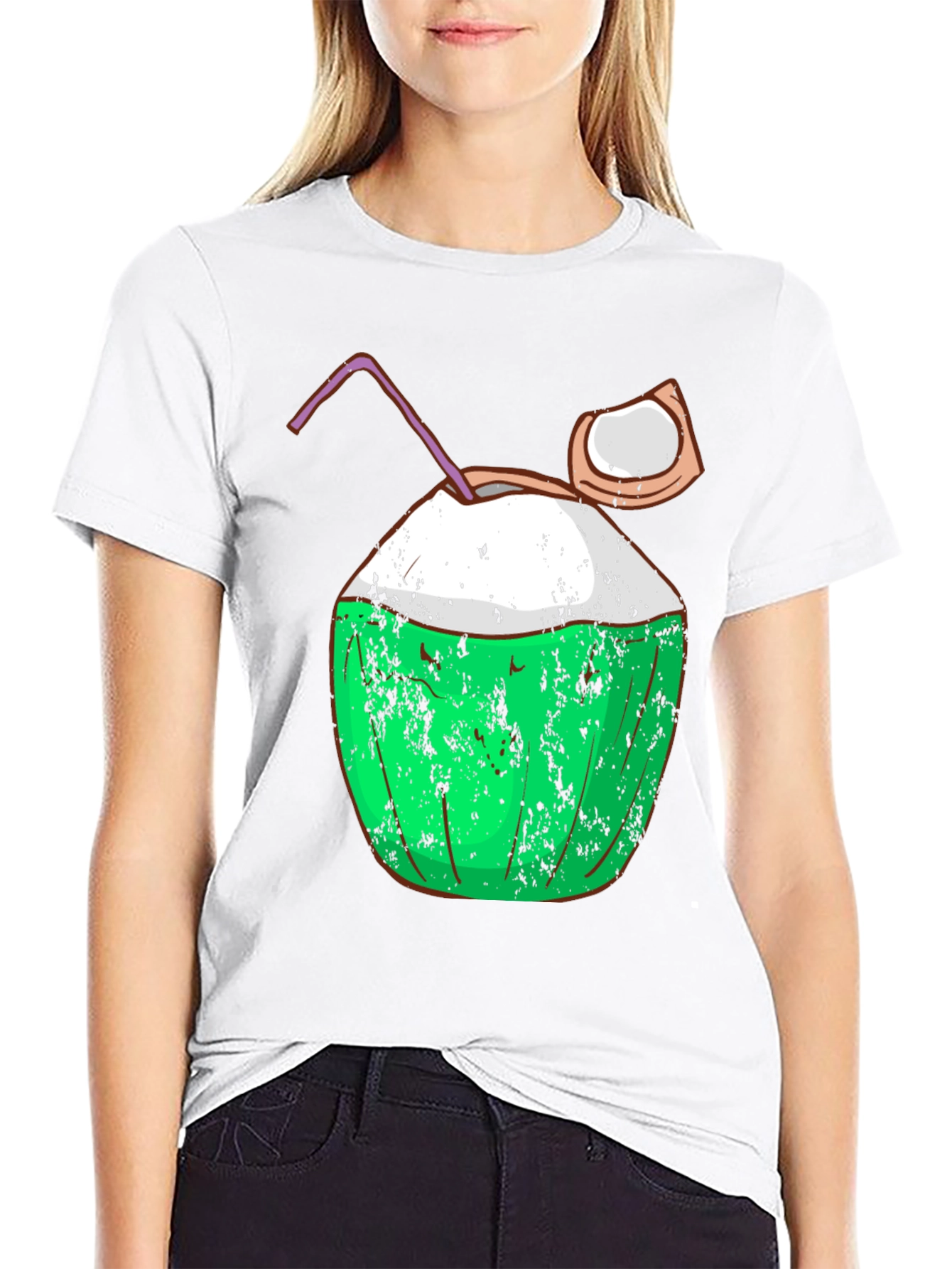 Coconut T-Shirt - Tropical Summer Vibes