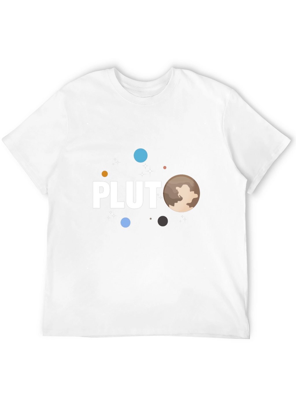 Pluto Graphic T-Shirt Black Crew Neck Tee