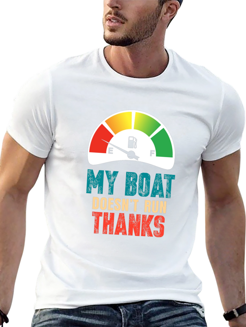 Funny Boat T-Shirt - My Boat Doesnt Run Thanks