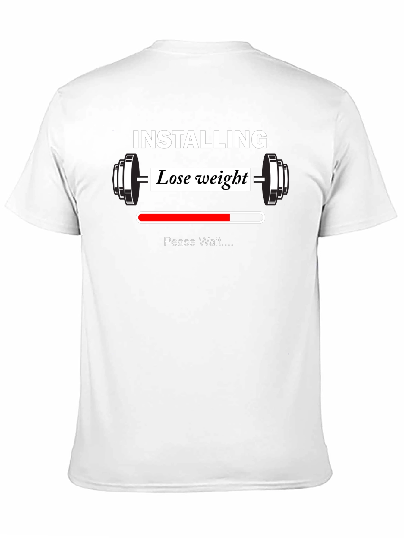 Installing Lose Weight Funny Gym T-Shirt