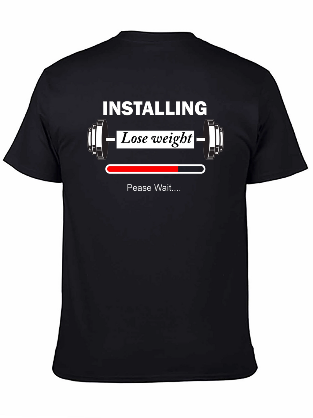 Installing Lose Weight Funny Gym T-Shirt