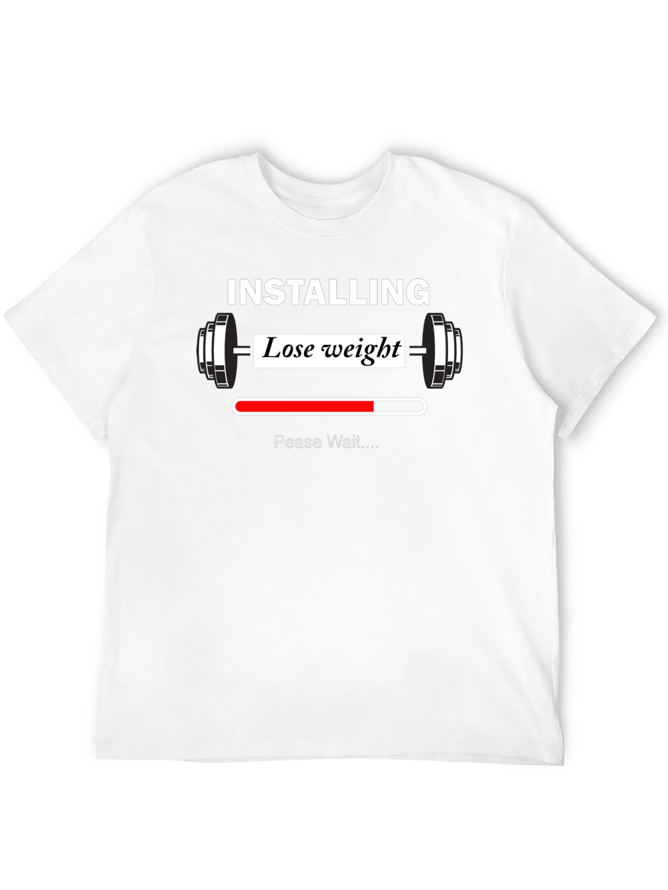 Installing Lose Weight Funny Gym T-Shirt