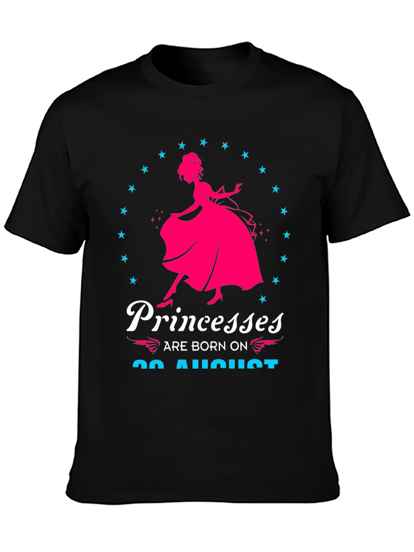 Princesses Are Born On August T-Shirt