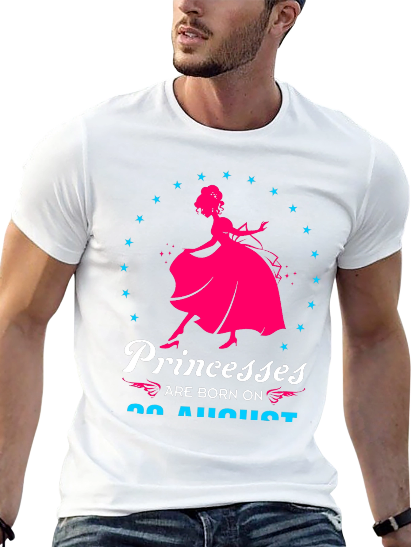 Princesses Are Born On August T-Shirt