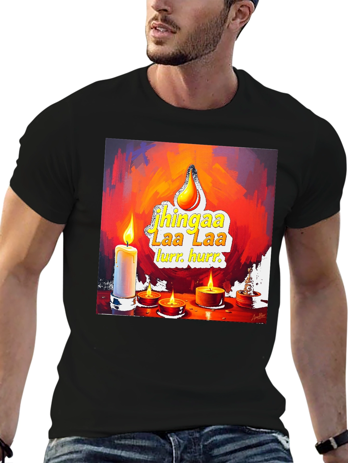 Candlelight Art Tee