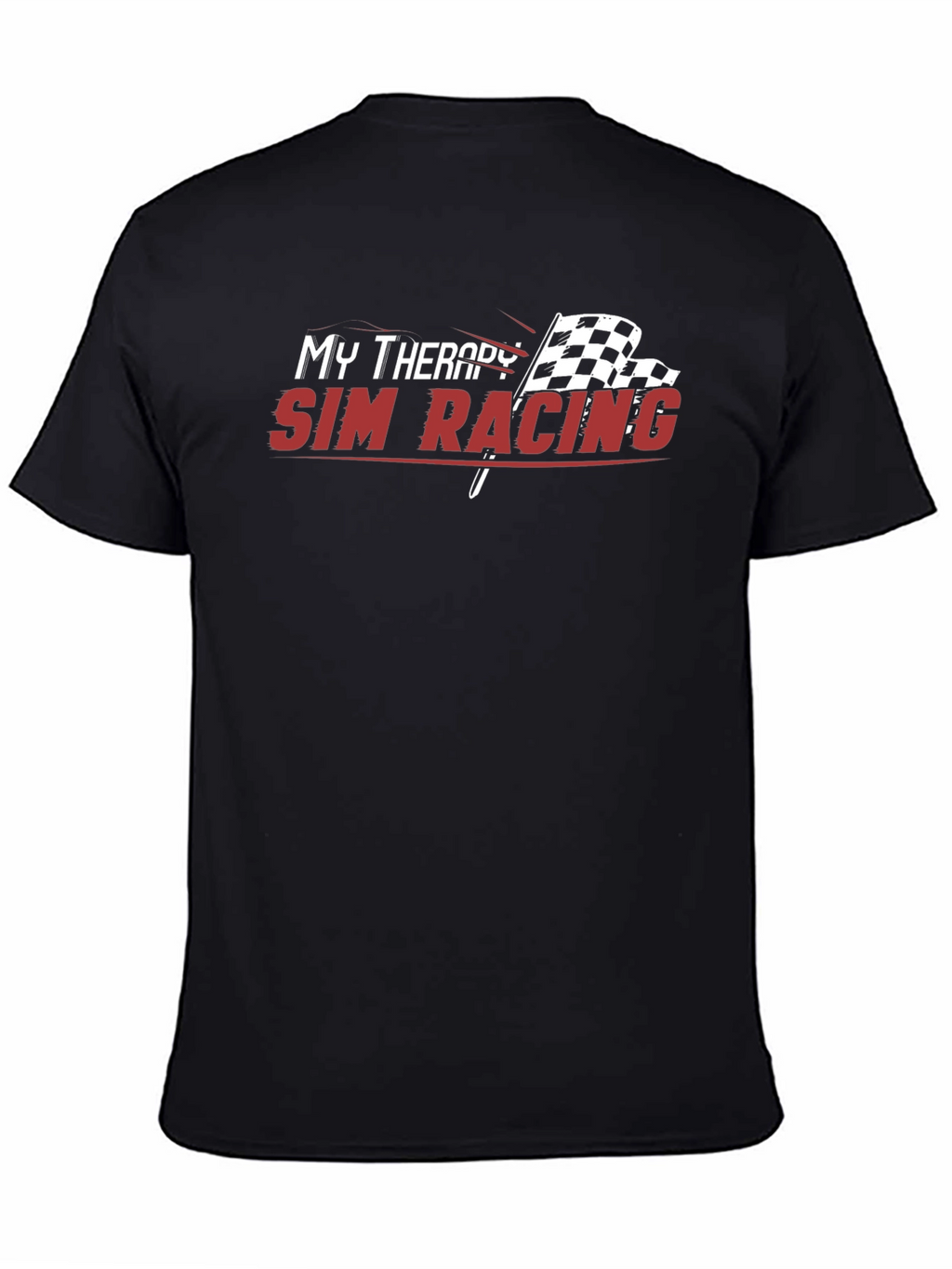 My Therapy Sim Racing T-Shirt Black Tee