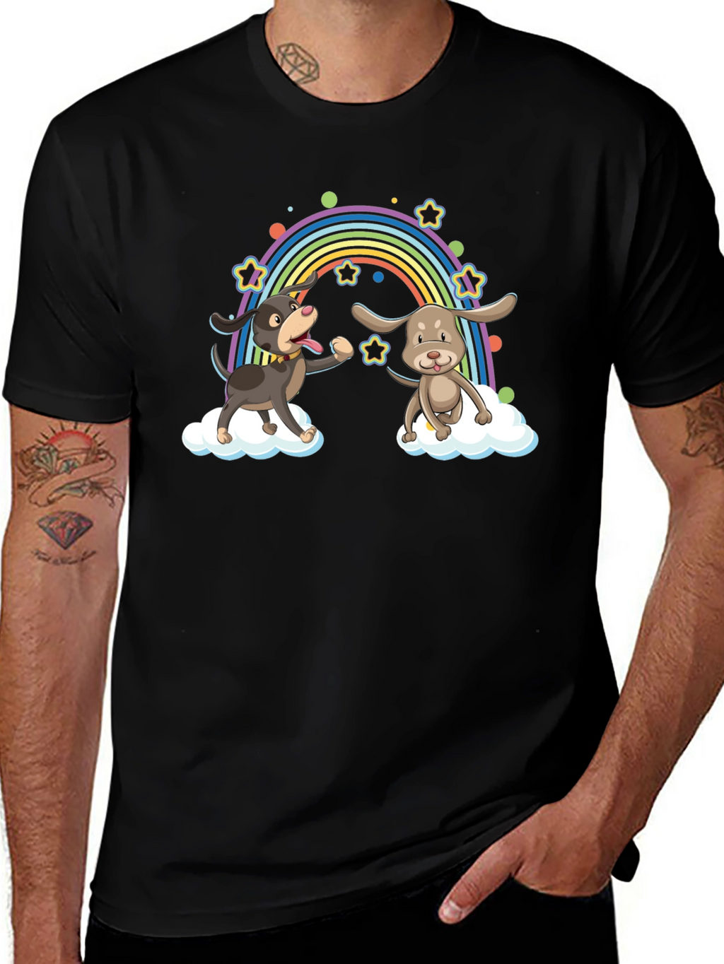 Dog Rainbow T-Shirt