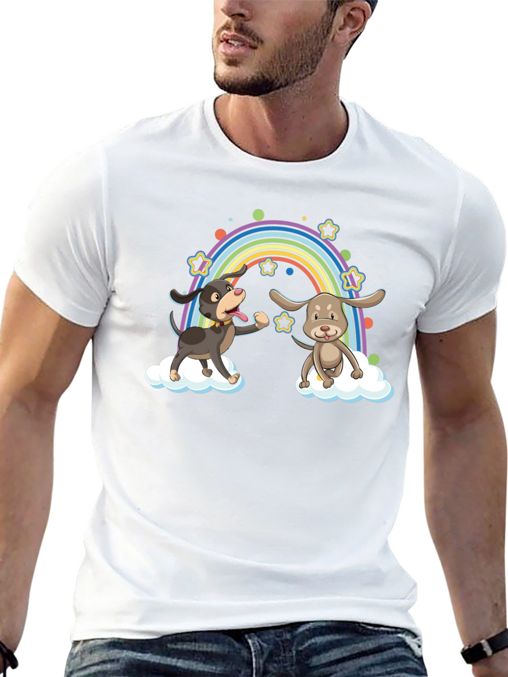 Dog Rainbow T-Shirt