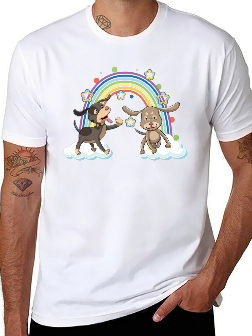 Dog Rainbow T-Shirt