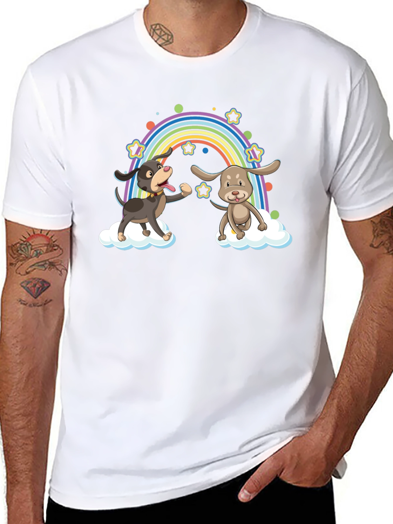 Dog Rainbow T-Shirt